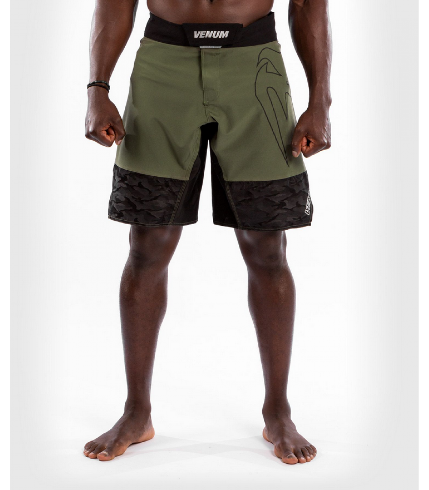 Шорти - Venum Light 4.0 Fightshort - Khaki/Silver​